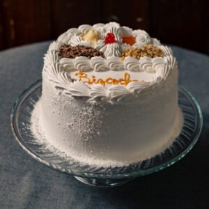 Torta Bizcochuelo Manjar, Pastelera, Mermelada Damasco