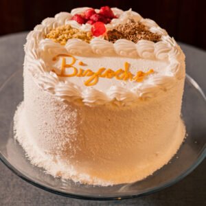 Torta Bizcochuelo Manjar Crema Frambuesa